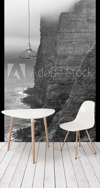 Bild på Scottish landscape in Orkney Hoy cliffs Scotland